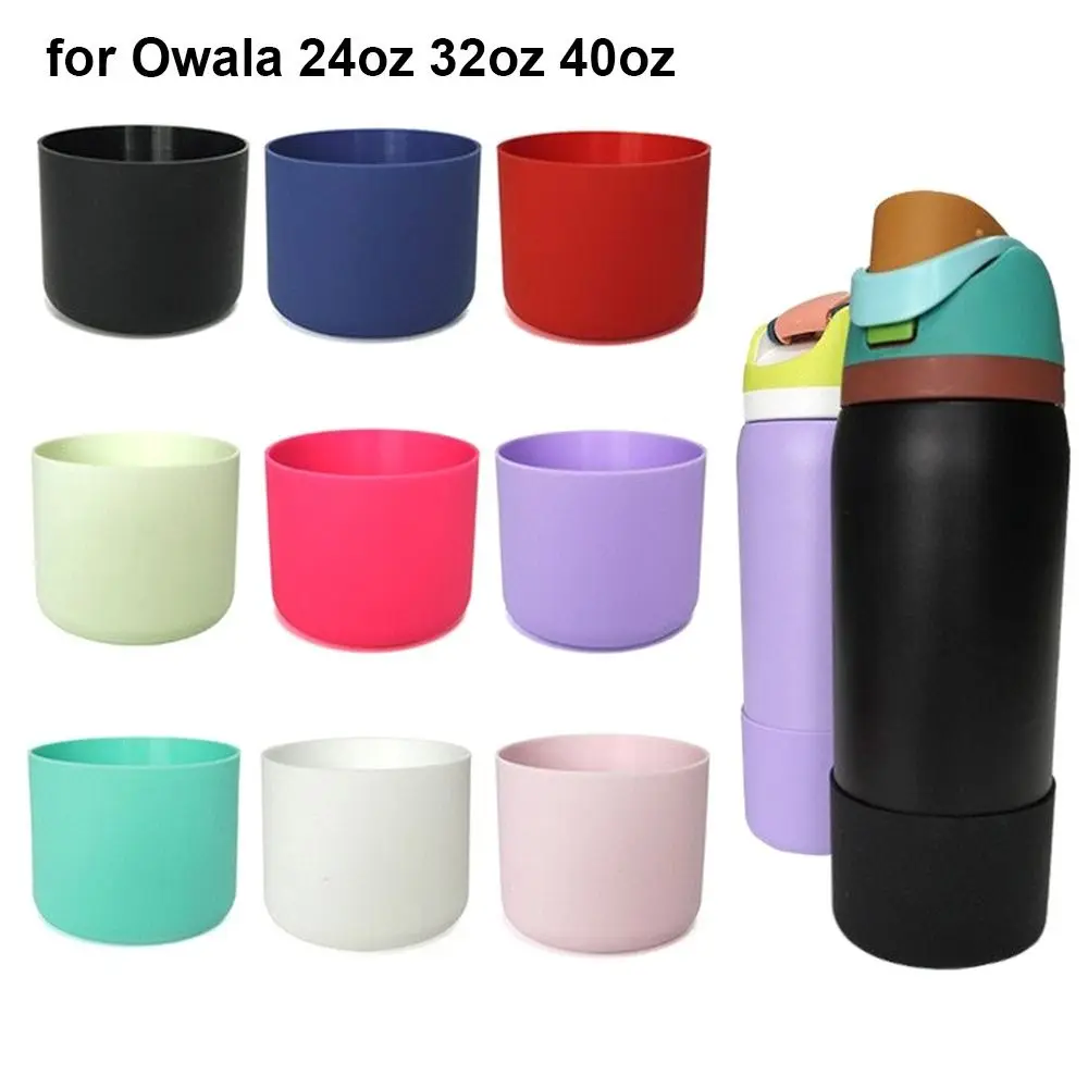 1Pcs Durable Anti-Slip Silicone Boot Protective Colorful Bottle Bottom Base Soft Cup Sleeve for 24oz 32oz 40oz