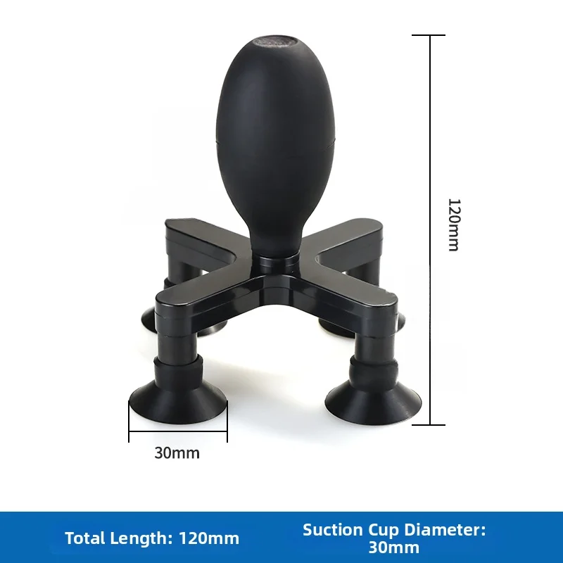 4-Jaw Hand Vacuum Lifter for Electronic Component Handling Featuring Electrostatic Protection and Comfortable Oval Bulb Design