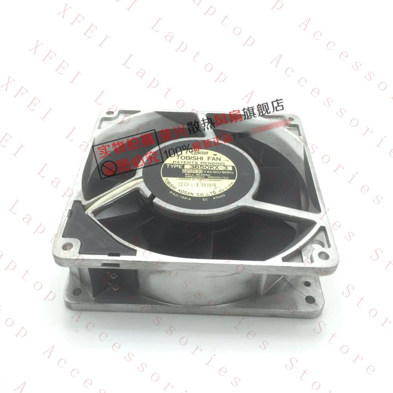 D  FOR TOBISHI 3650KX-3 220/230V 127*38MM all metal high temperature resistant fan