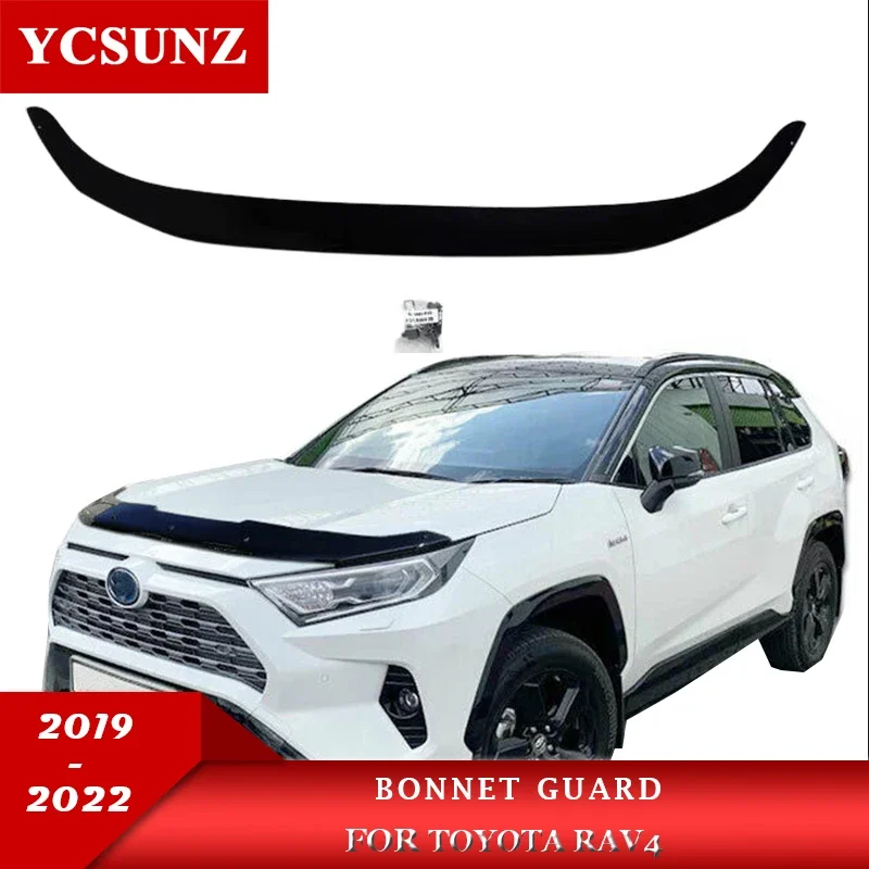 

Acrylic Bonnet Guards For Toyota Rav4 XA50 2019 2020 2021 2022 Front Bug Shield Hood Deflector Car Accessories