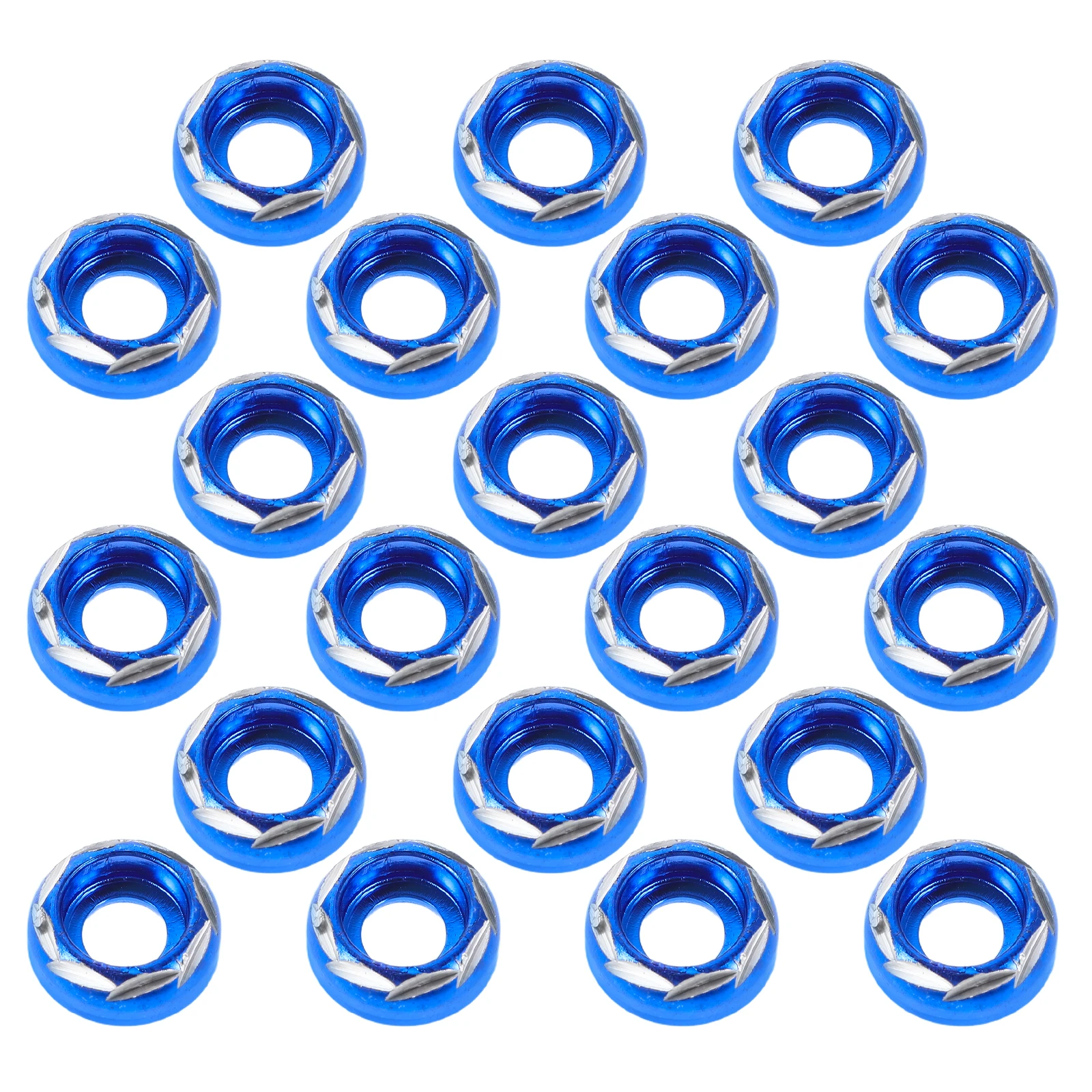 

50 Pcs Motorcycle Screw Gasket Car Engine Bay Decorative Washers Alloy Bolt Nuts Aluminum Bumper Dress up Fasteners