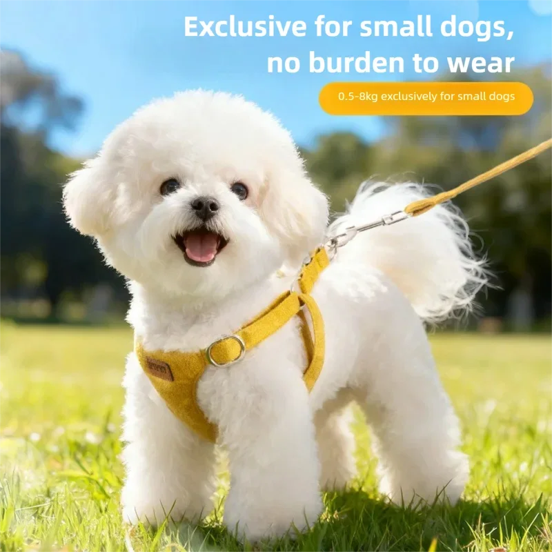 

Dog Leash Pet Harness Outdoor Harness Durable Nylon Adjustable Vest for Small Medium Dogs Cats Walking Control