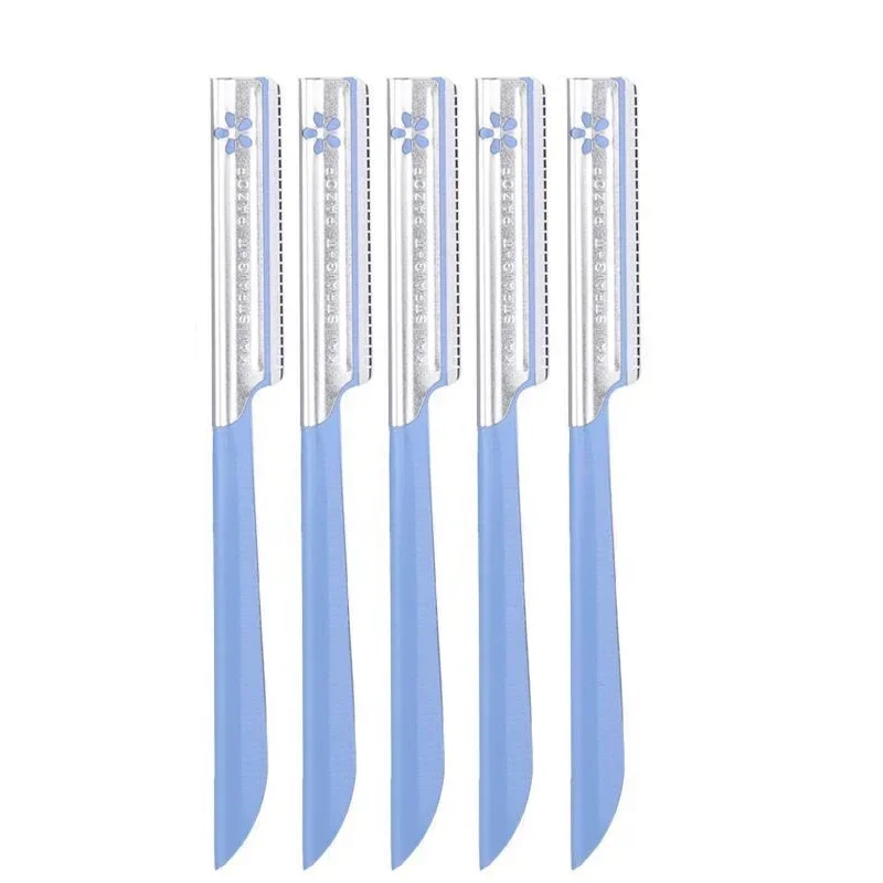 5/10 stücke Gesichts Rasierer Trimmer Augenbraue Epilierer Sets für Frauen Make-Up Schönheit Augenbrauen Haar Entfernung Styling Werkzeug Stahl Klinge – Detail 4