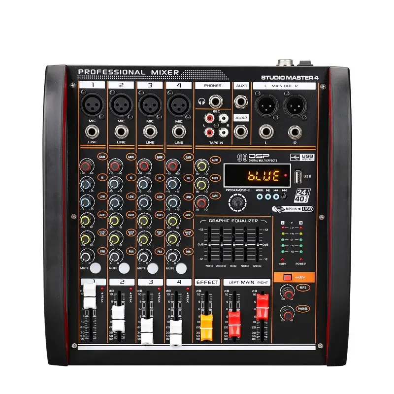 Voxfull M4 Digital Mixer MUSIC Mixing Console Professional Audio Mixer Sound