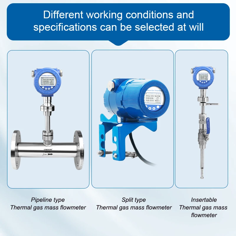 Misuratore di portata di massa termica con uscita Modbus 4-20 mA e RS485 per una facile integrazione nei sistemi di monitoraggio SCADA e delle piante