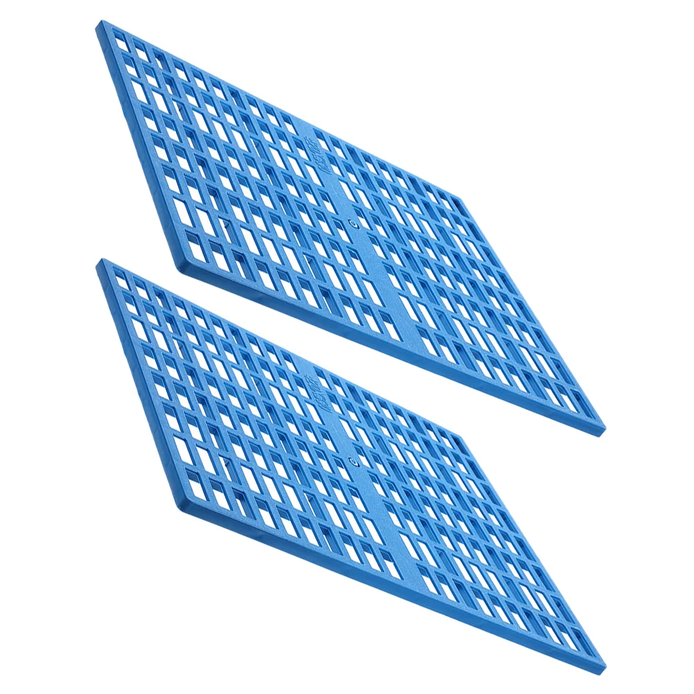 

2 Pcs Pet Cage Mat Bunny Floor Mats for Guinea Pads Abs Bird Scratching