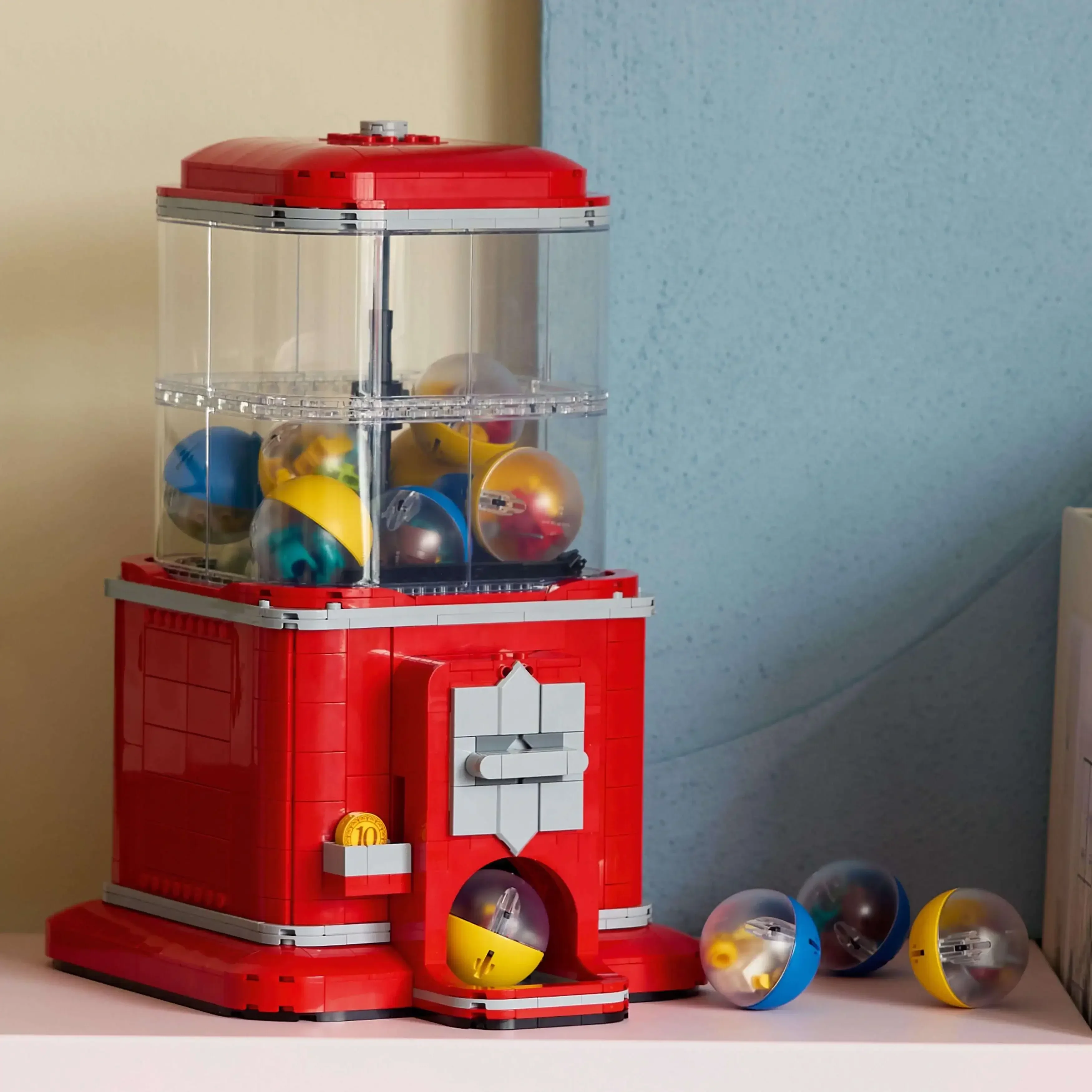 

1343pcs minifigure vending machine 21358 building blocks puzzle model and doll boys and girls holiday birthday Christmas giftS