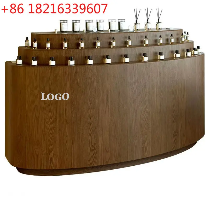 YAO retro style shelf multi-layer aromatherapy essential oil side cabinet product display rack