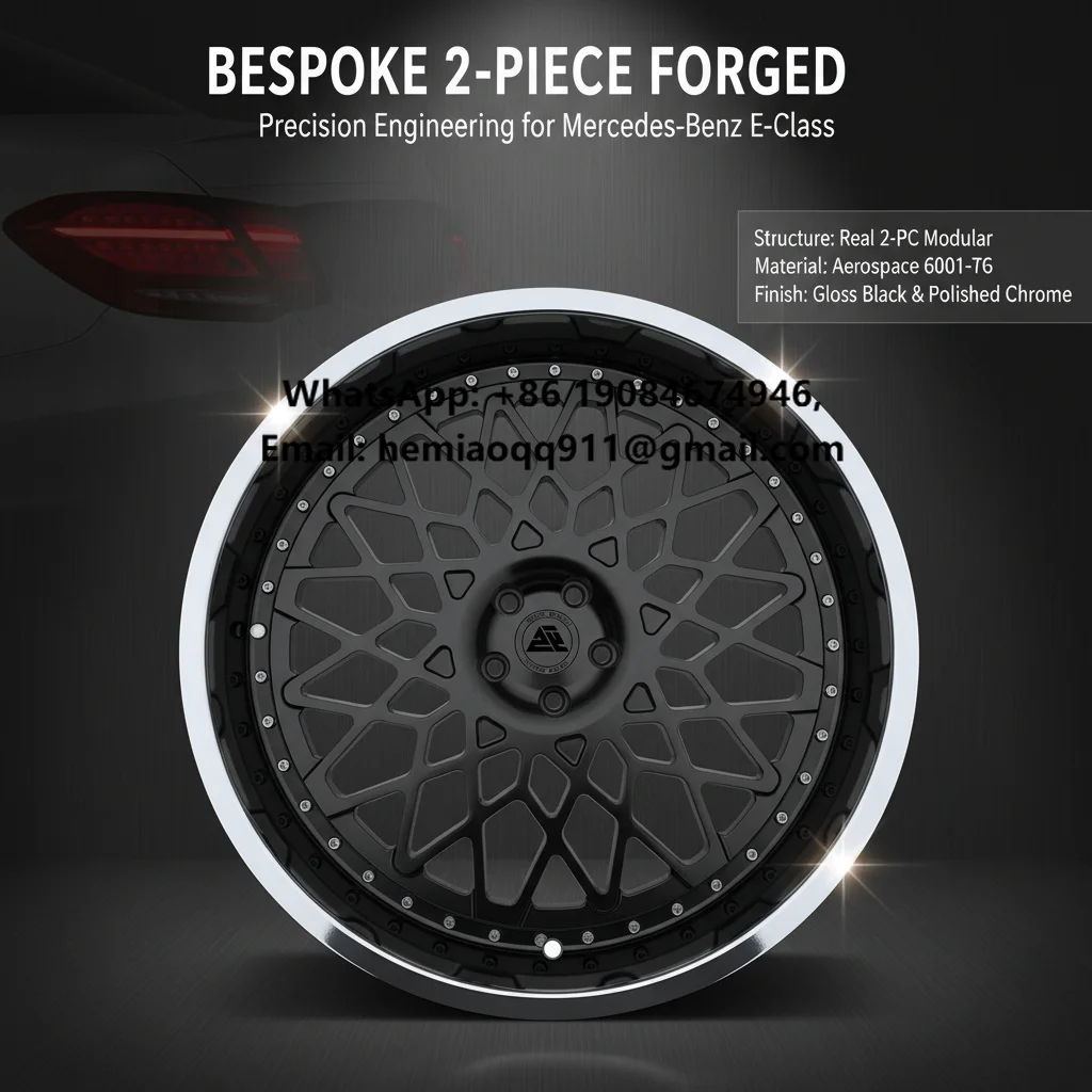 

Super Deep Concave 2-PC Alloy Forged Wheels for Mercedes 10,000 Ton Forged New Custom Rims 25mm/30mm/40mm ET Options