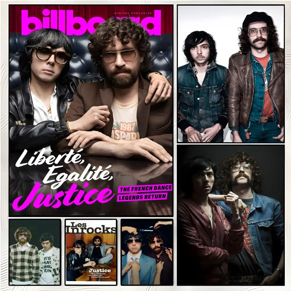 Electronic Band Justice Poster Superior Home Space  Indoor Decorative Art & Home Decor