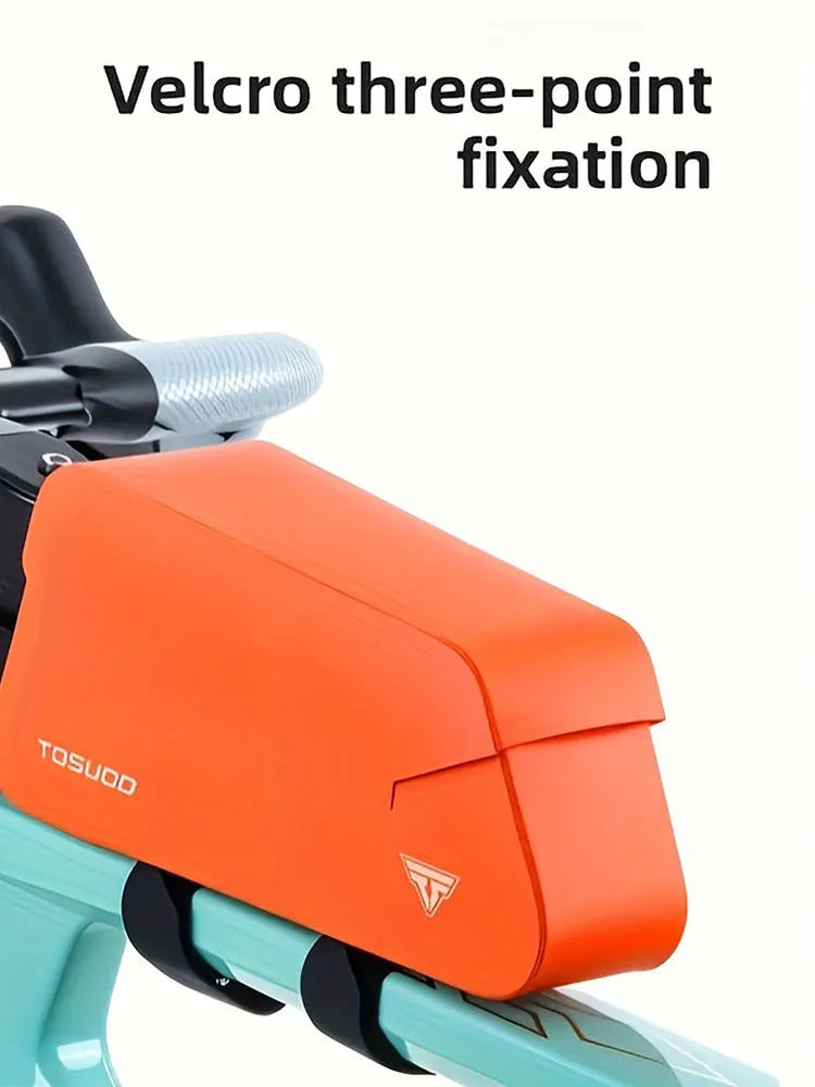 AliExpress TOSUOD Magnetic Lid Bike Top Tube Bag, Waterproof Front Frame Bag with Bolts & Straps for MTB Road Bicycle Cycling