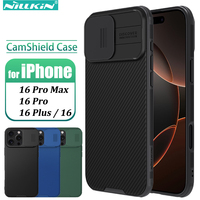 Nillkin Case for  iPhone 16 Pro Max / 16 Pro / 16 Plus / 16 CamShield Pro Phone Case, PC+TPU with Sliding Camera Cover