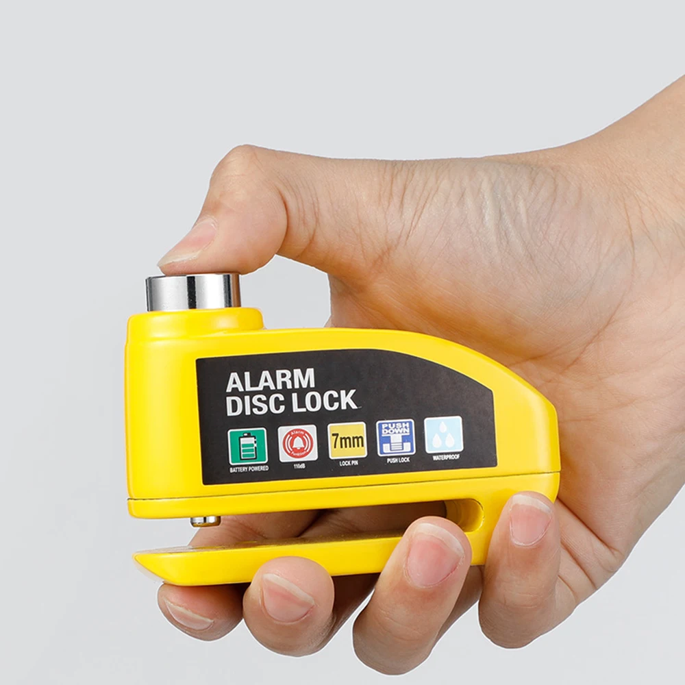オートバイ防水アラームロック自転車ディスクロックインテリジェント制御可能なアラームディスクブレーキロック電気カーロックディスクブレーキロック