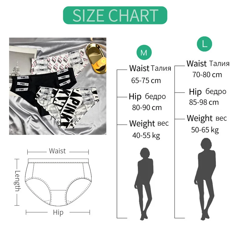 Cotton Letter PINK G String Sexy Women Panties Underwear Seamless Thongs Low Waist Lady Intimates Sport Girls Lingerie Briefs