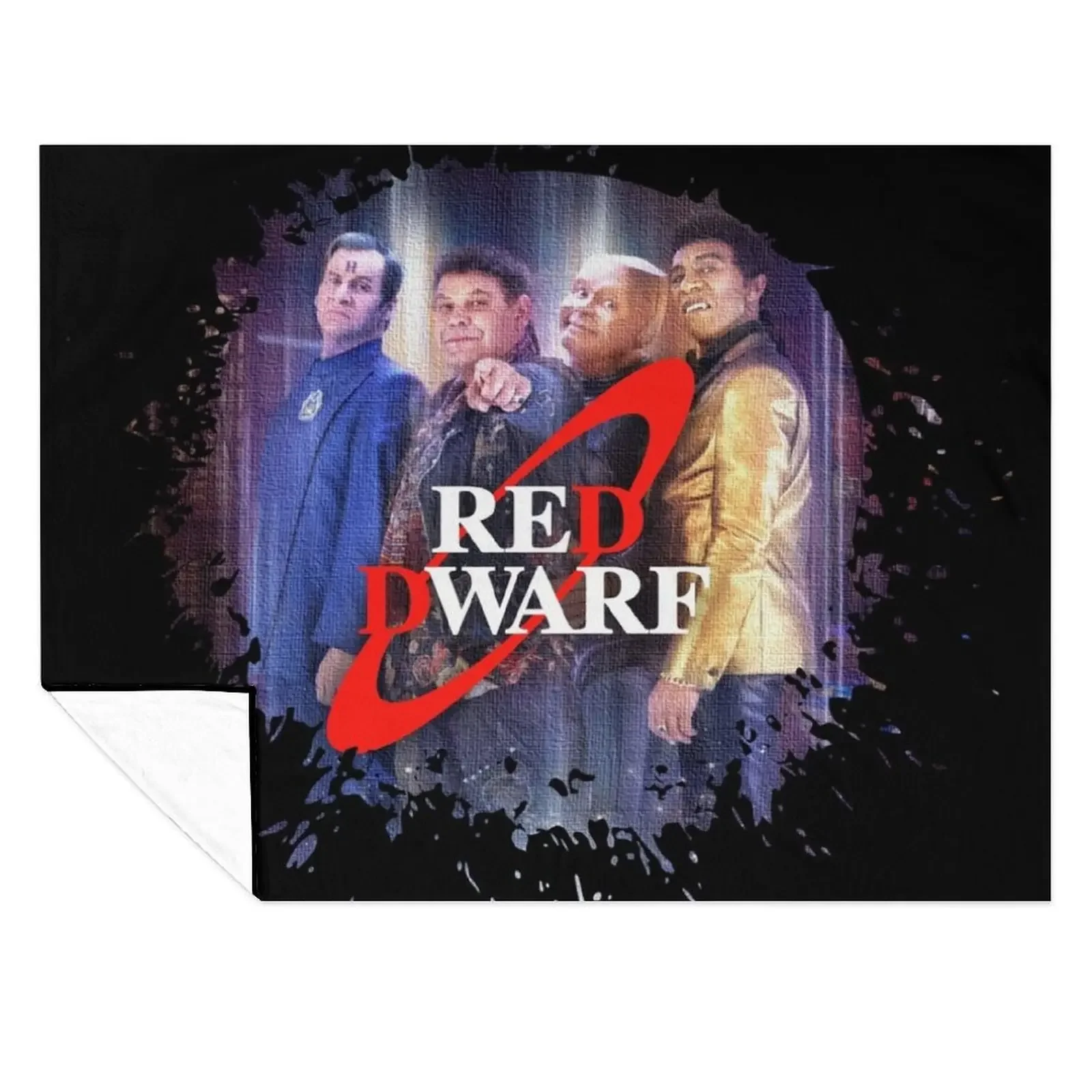 

Red Dwarf - Crew Throw Blanket Furry Bed linens Thin Plaid Blankets