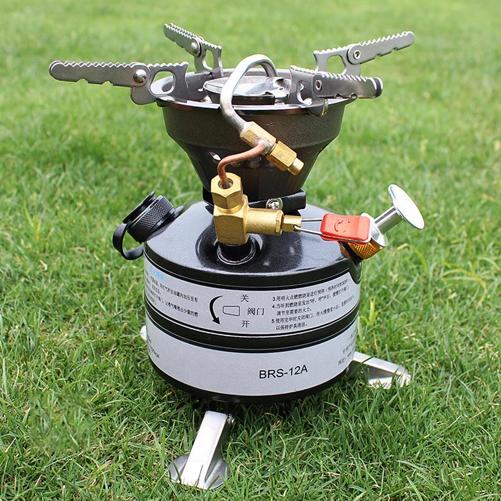 Portable Gasoline Kerosene Stove Oil Burner Outdoor Mini Liquid Fuel Camping Stove