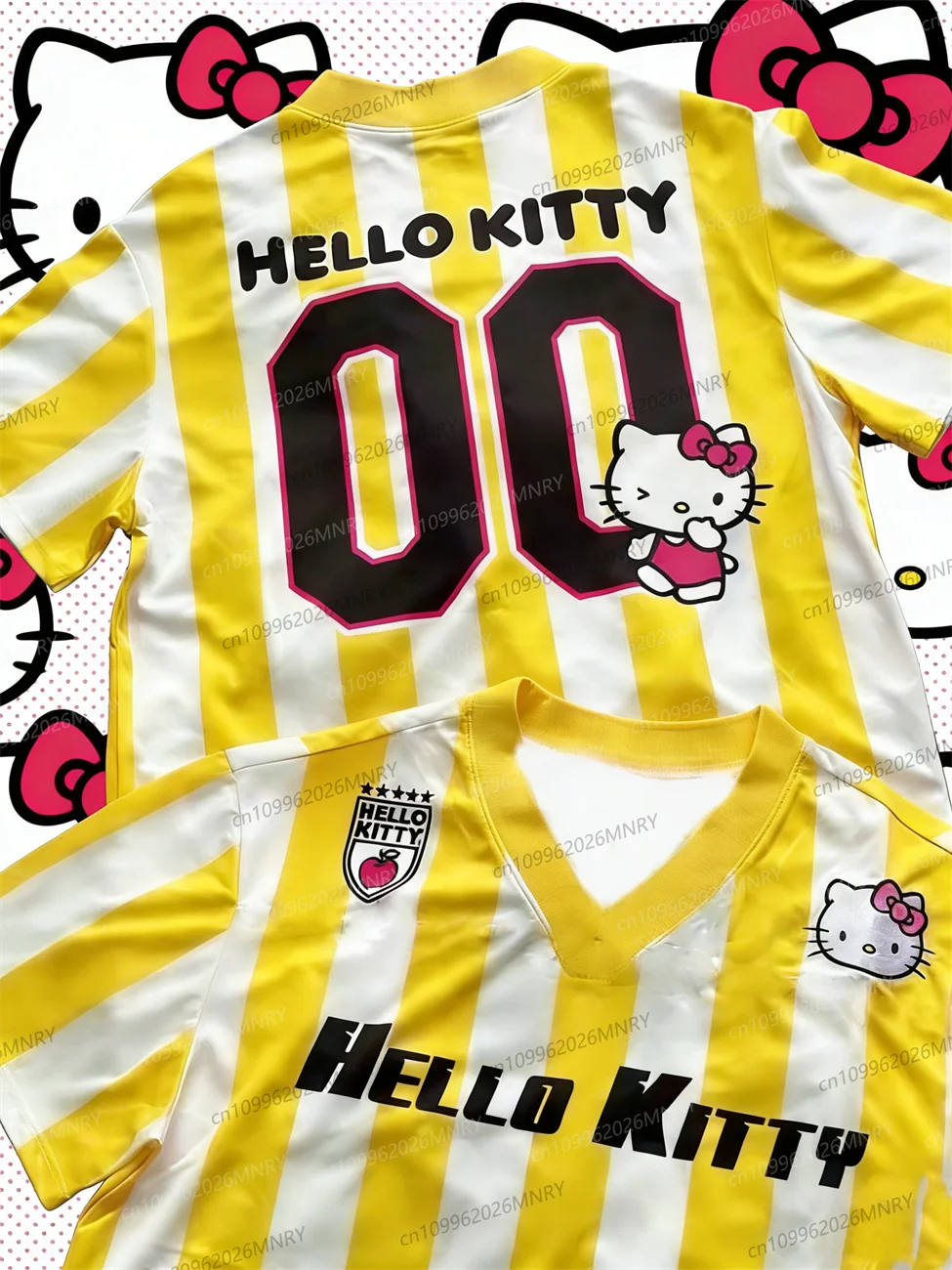 

Футболка с принтом HELLO KITTY для мальчиков и девочек, мужская футболка с короткими рукавами, бейсбольные майки, спортивная футболка, женская футболка, топ