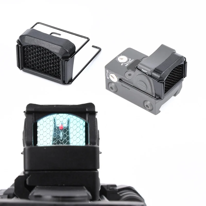 Holographic Toy Gun Lens Protector Anti-Reflection Red Dot Sights Scope Killflash Metal Accessory Flash Protective Cover