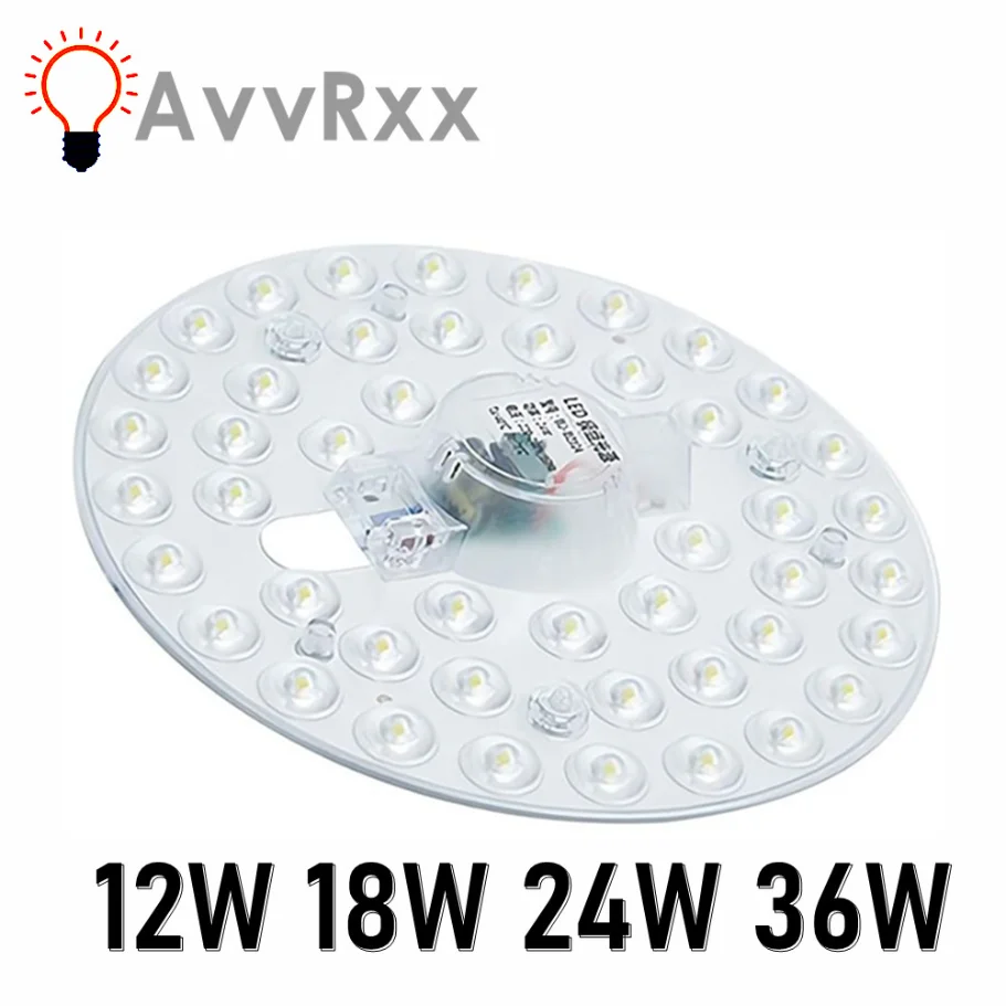 36W 24W 18W 12W LED Ring Panel Circle Light Energy-saving the Circular Ceiling Lamp Module LED Light Board Panel Home lighting