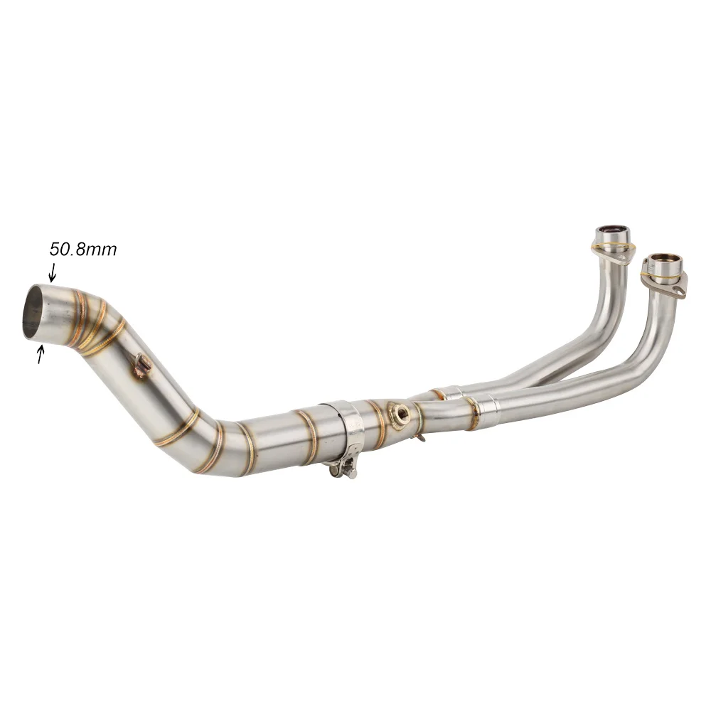 For Yamaha TMAX 530 2017 2018 2019 TMAX 560 2020-2024 non-slip motorcycle exhaust pipe, 51mm junction pipe