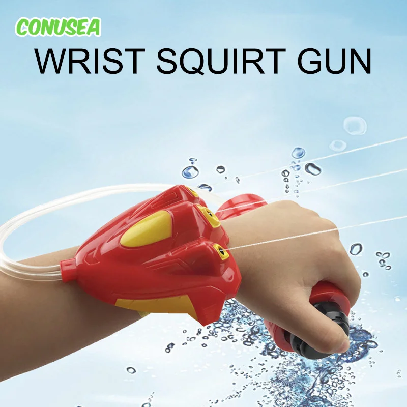 Children's Wrist Water Gun Summer Water Guns Outdoor Pool Beach Water Game Play Toys Battle Toy Watergun Gifts for Boys Girls