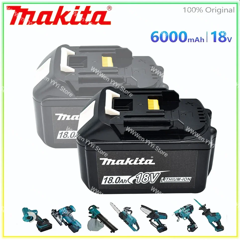 

Сменный аккумулятор Makita 18 в, 18,0 Ач для BL1830, BL1830B, BL1840, BL1840B, BL1850, BL1850B, аккумуляторная батарея