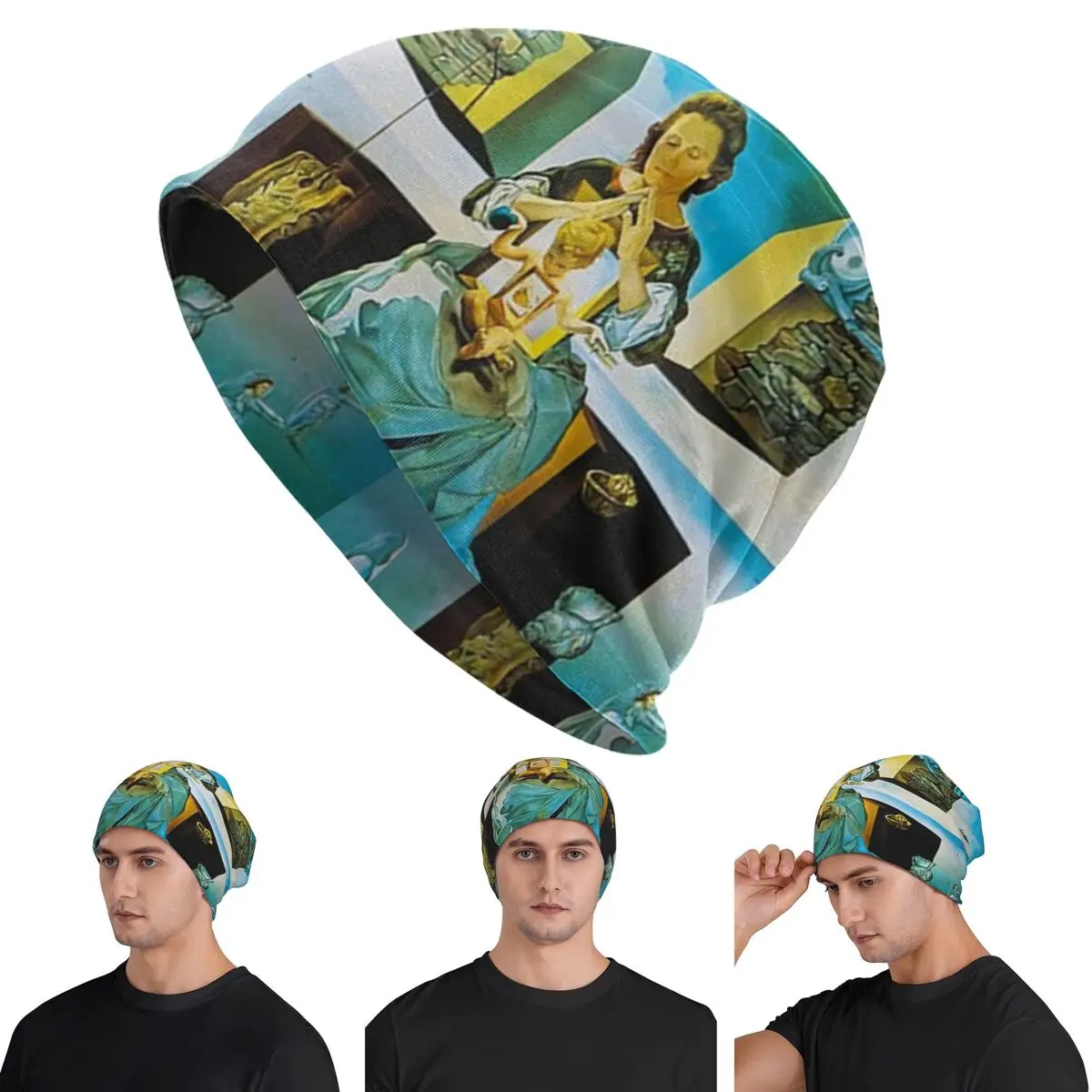 

Сальвадор Дали Gala Paint Skullies шапки шапки теплая осенне-зимняя уличная шапка вязаная шапка для взрослых унисекс