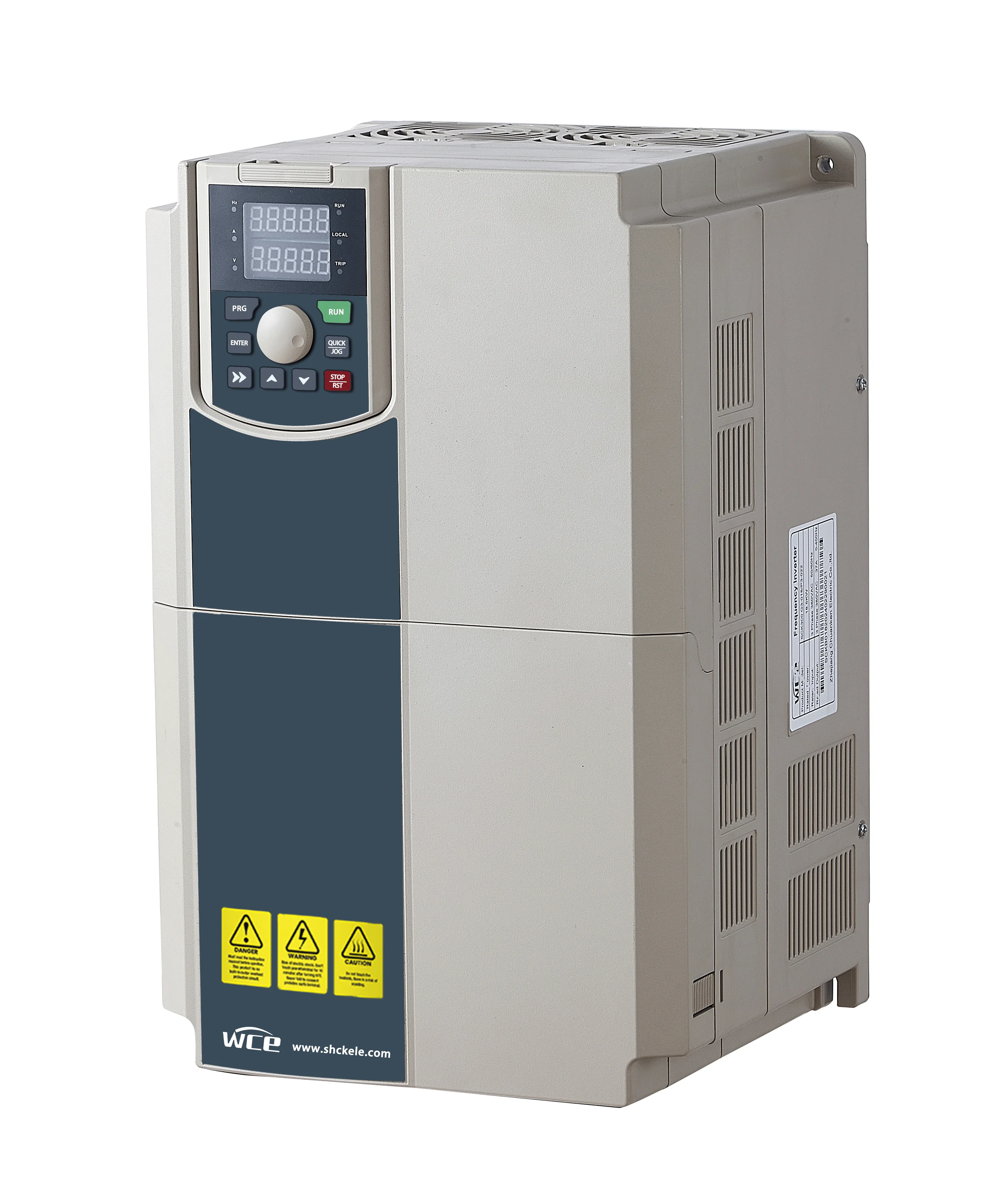 OEM English LCD/LED VFD 3 Phase 220V 380V 7.5KW 10HP 0 to 400HZ AC Drive Motor Frequency Inverter with Vector Control