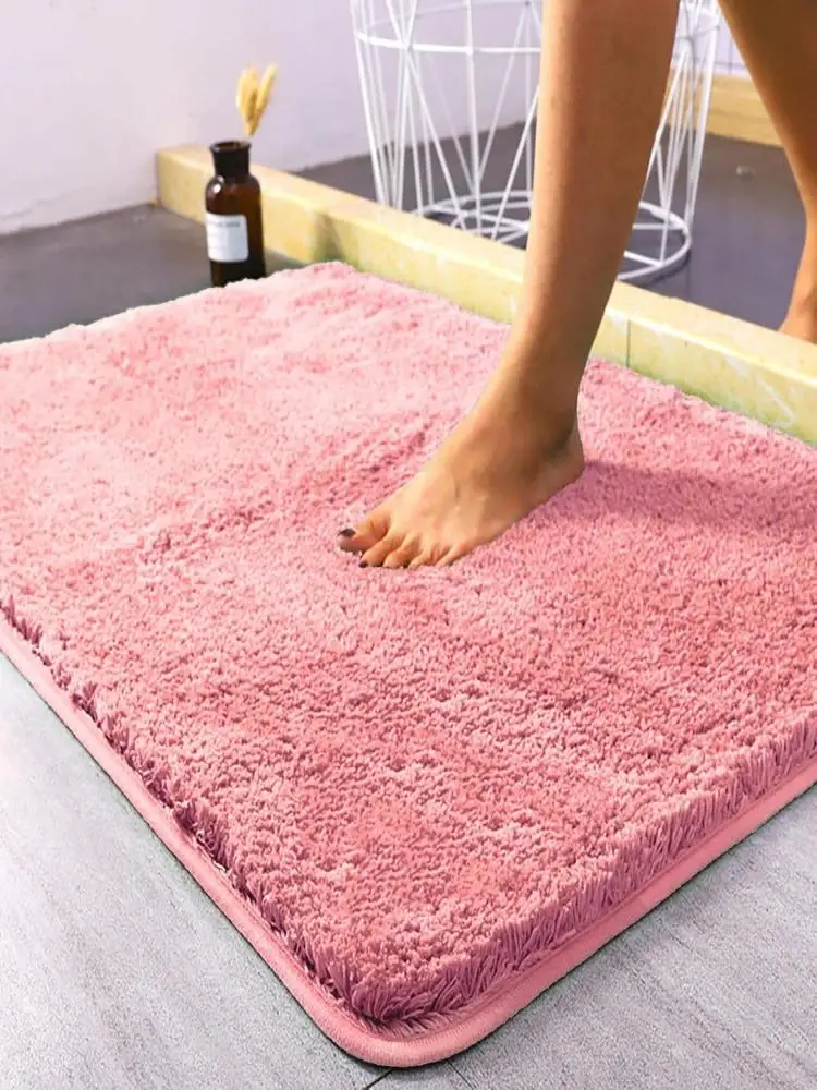 Plush Microfiber Bathroom Mat 3