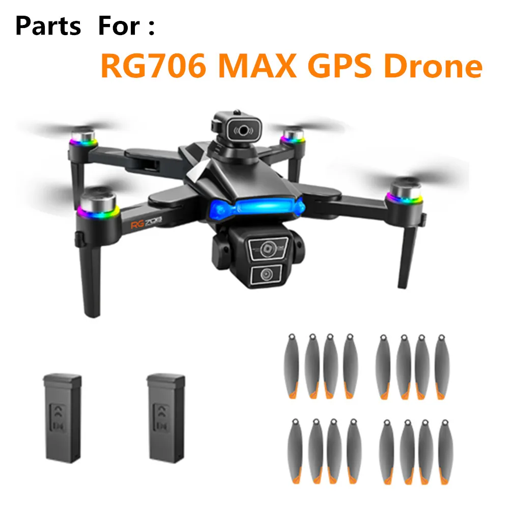 

Original Accessories 7.4V 3000mAh Li-Poly Battery / Propeller Blade / Use For RG706 MAX GPS Drone Parts