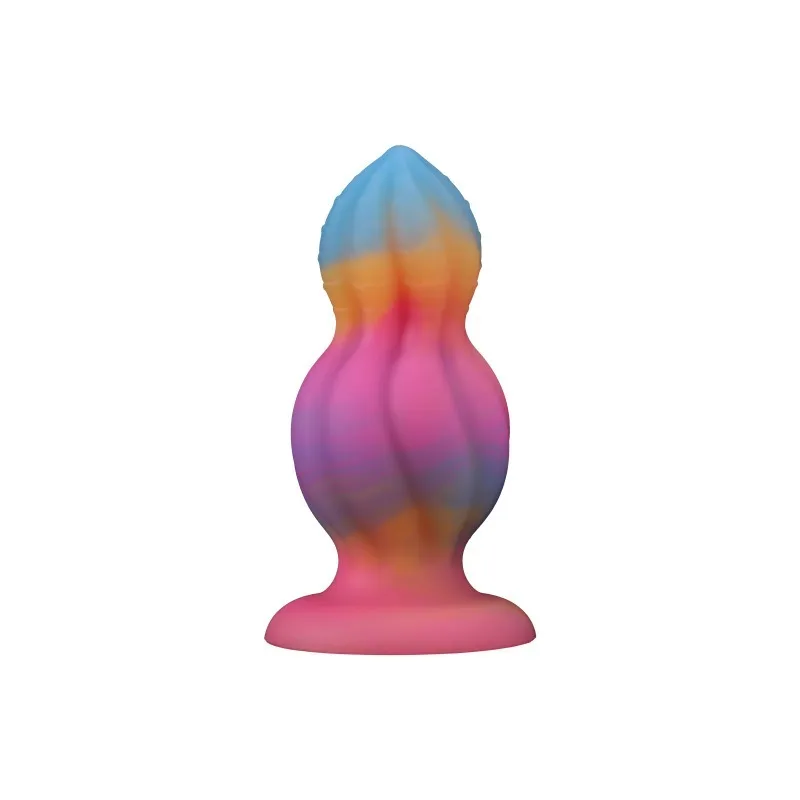 New luminous colored anal plug for men and women, anal expansion massage masturbator, outdoor SM toy, adult sexual product