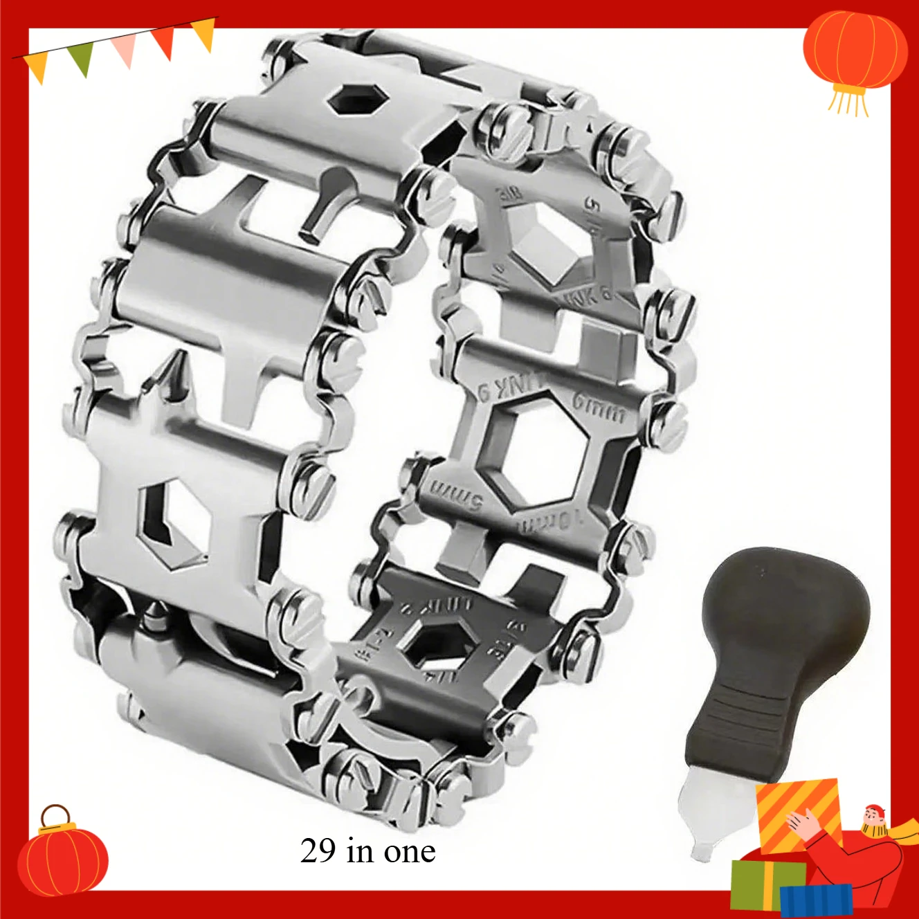 29 in one Multi Tool Bracelet Men's Wild Outdoor Equipment Survival Bracelet Strap Accessories Original Leatherman