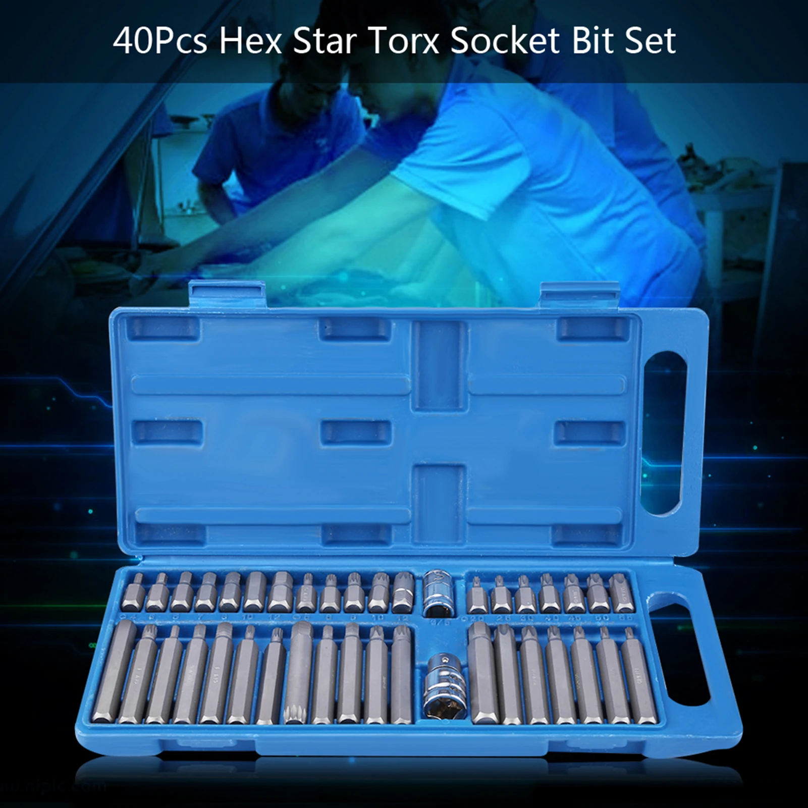 Hex Star Torx Spline Bit Set Strong Flexibility Favorable Quick Installation Comfortable To Hold for Activity