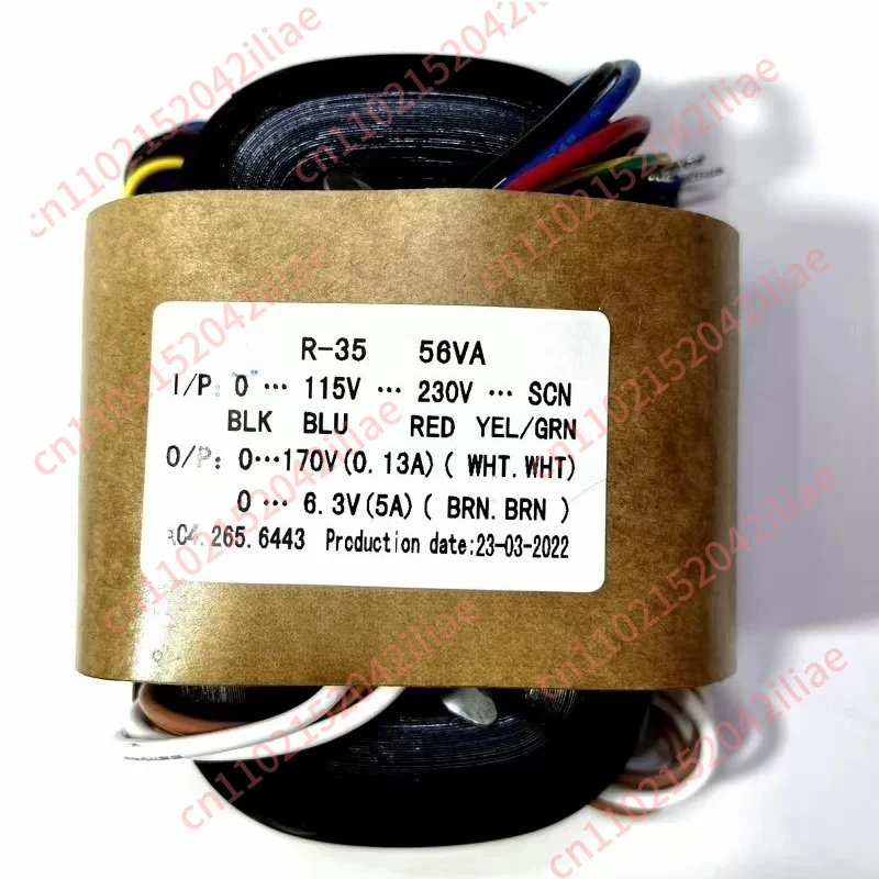 56VA R-core Transformer For Tube Preamp 0-115-230V To 170V + 6.3V (B6-86)