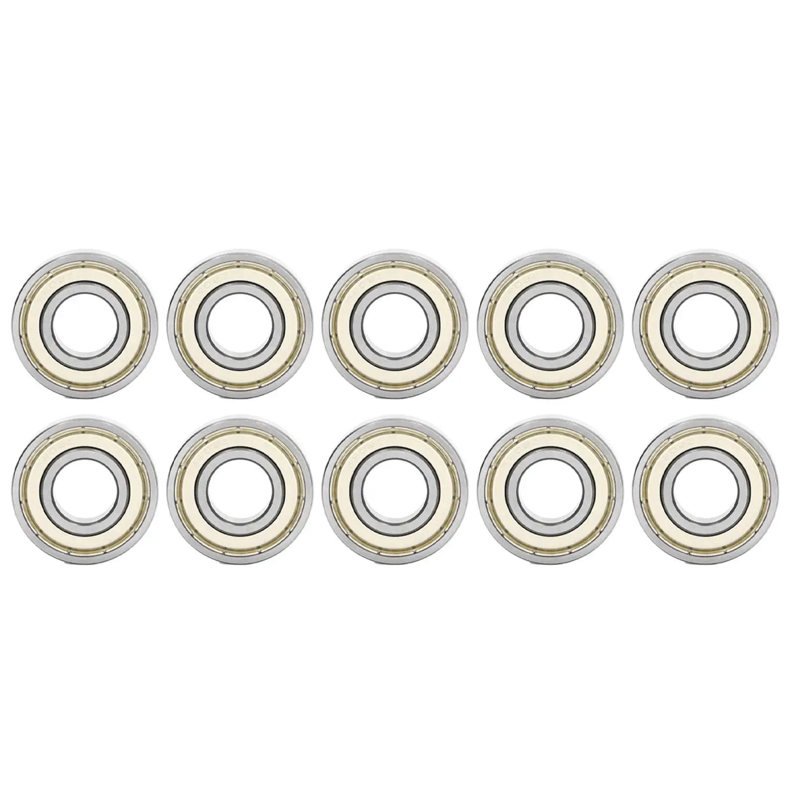 10Pcs 6202Z Miniature Deep Groove Ball Bearings - High Precision Radial Roller Bearings for Power Tools & Gear for reduction