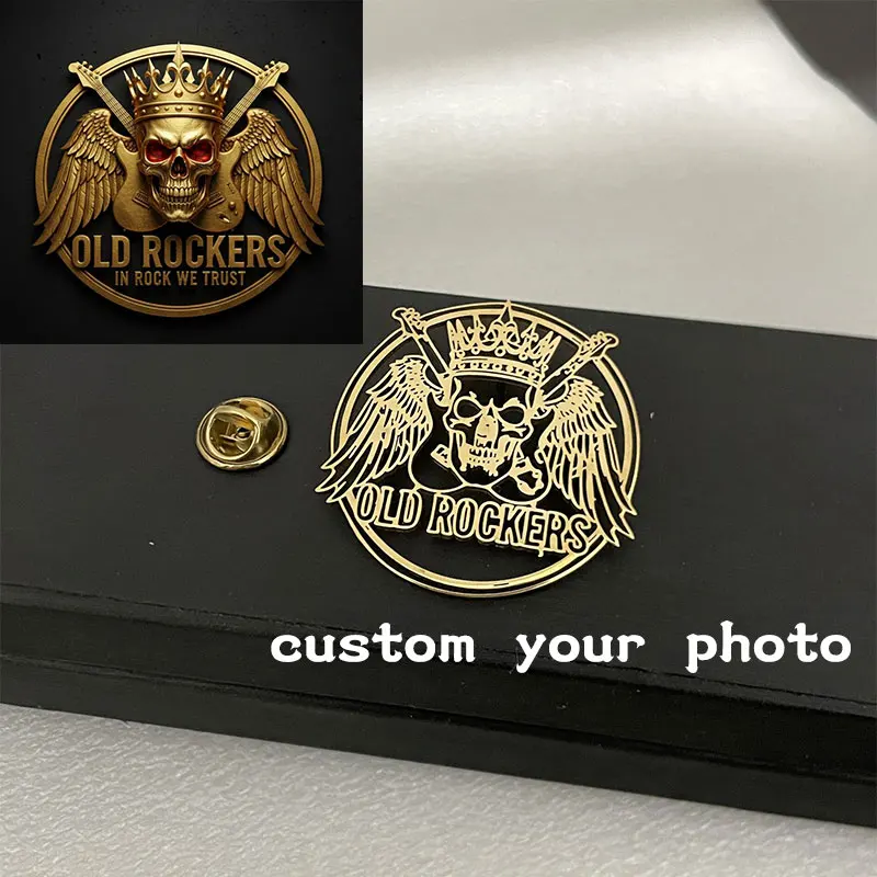 

Customed Stainless Steel broche regalos personalizados custom logo brooches for woman man birthday gift gepersonaliseerde cadeau