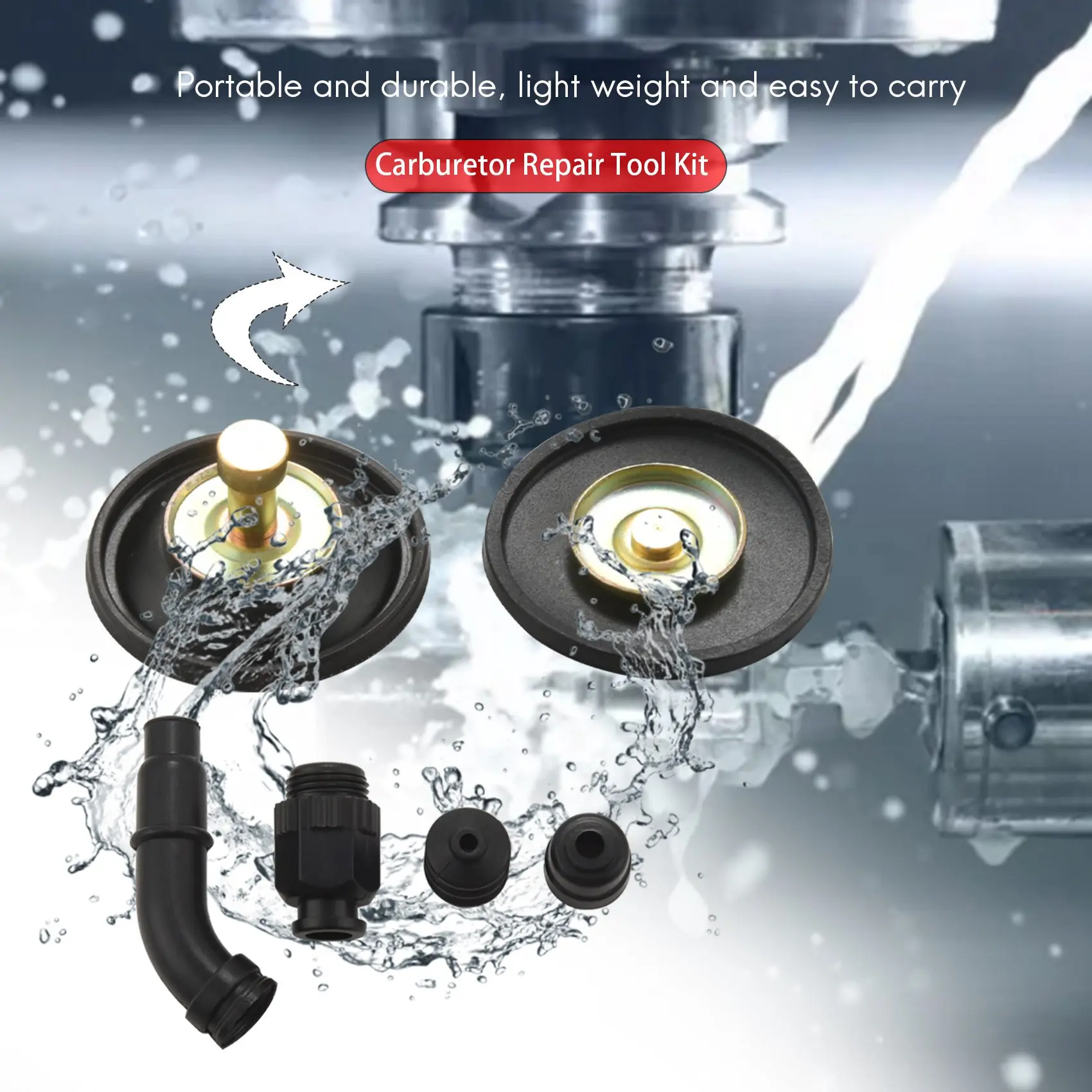 مجموعة أدوات إعادة بناء إصلاح المكربن الأنيق لـ Kawasaki Vulcan VN800 Keihin 1995-2006
