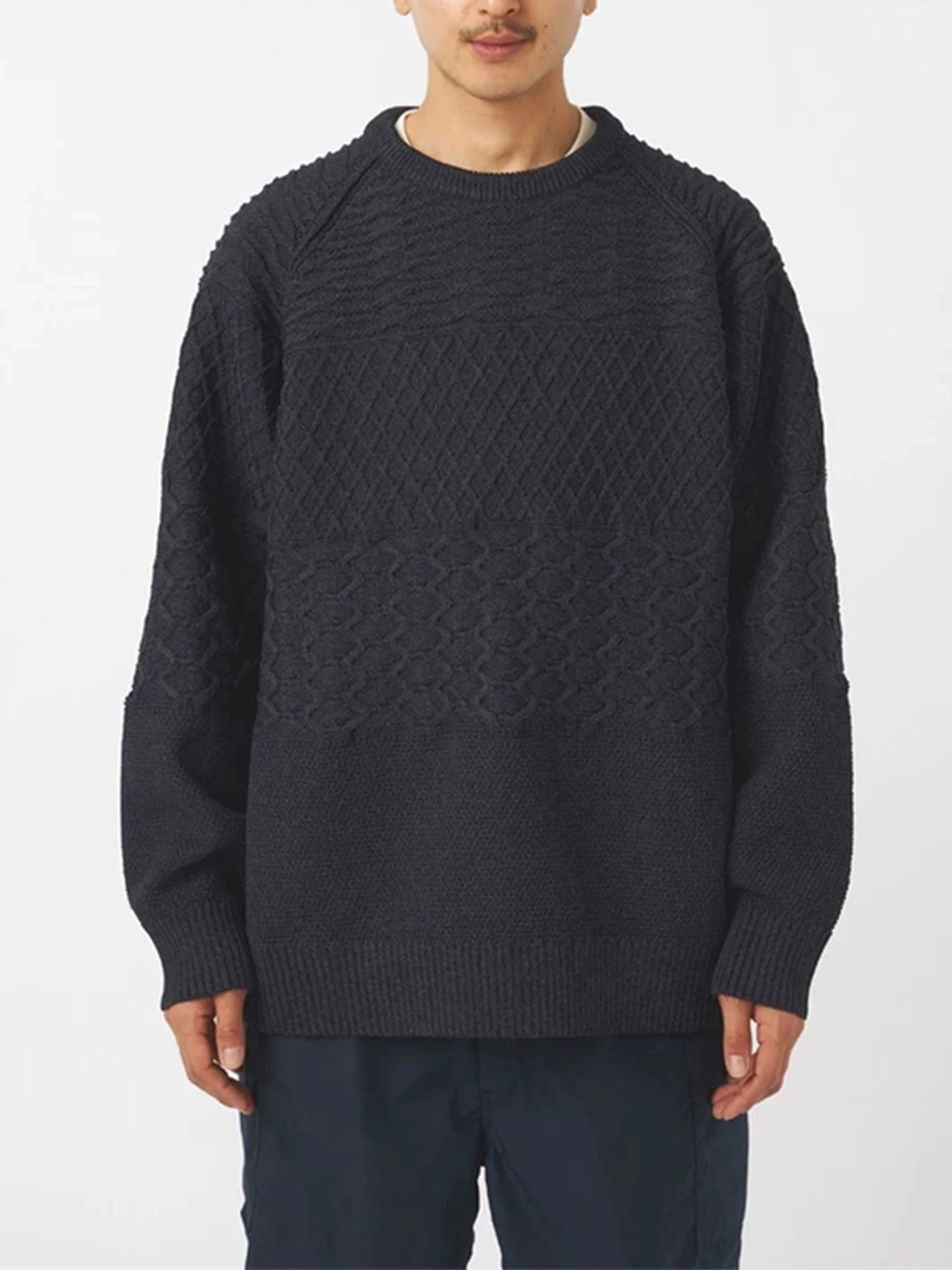 

NANAMICA 25aw Crew neck casual knitted sweater