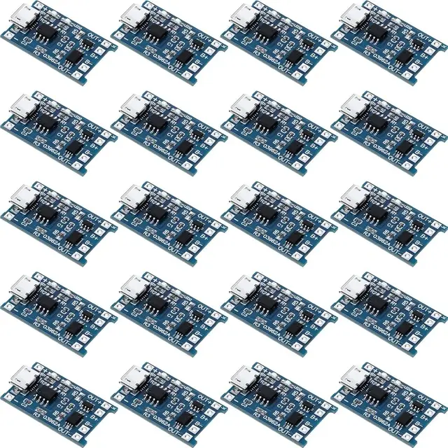 10 sztuk 5V 1A 18650 płytka ładująca baterię litową TP4056 ładowanie litowe Mini/Micro USB typ C moduł ładowania z ochroną