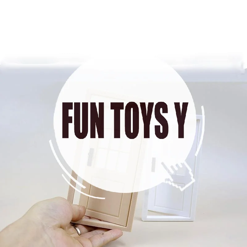 Simulation de maison de poupée 1:12, porte unie, Mini porte ouvrable, modèle de maison de poupée, accessoires de meubles miniatures, 1 pièce