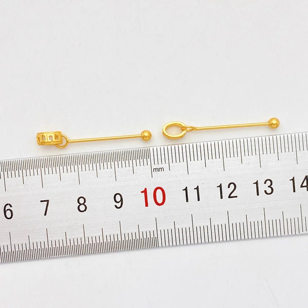 S925 Antique Silver Plated Universal Needle Buckle Head DIY Findings for Turquoise Nanhong Agate Beaded Necklace Jewelry Making