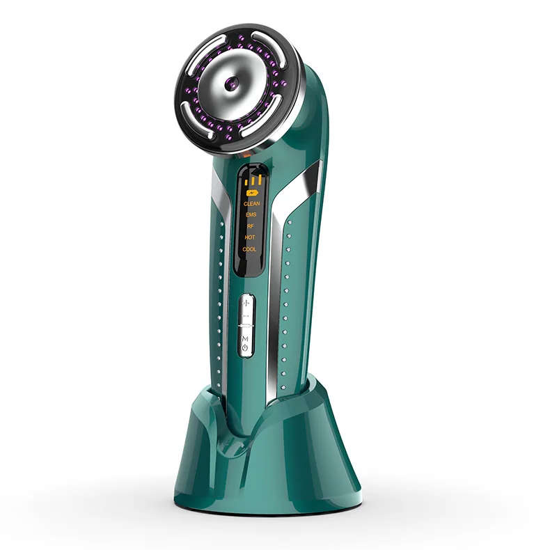 

Микротоковый массажер для лица с функцией горячего и холодного воздействия, многофункциональный прибор для ухода за кожей