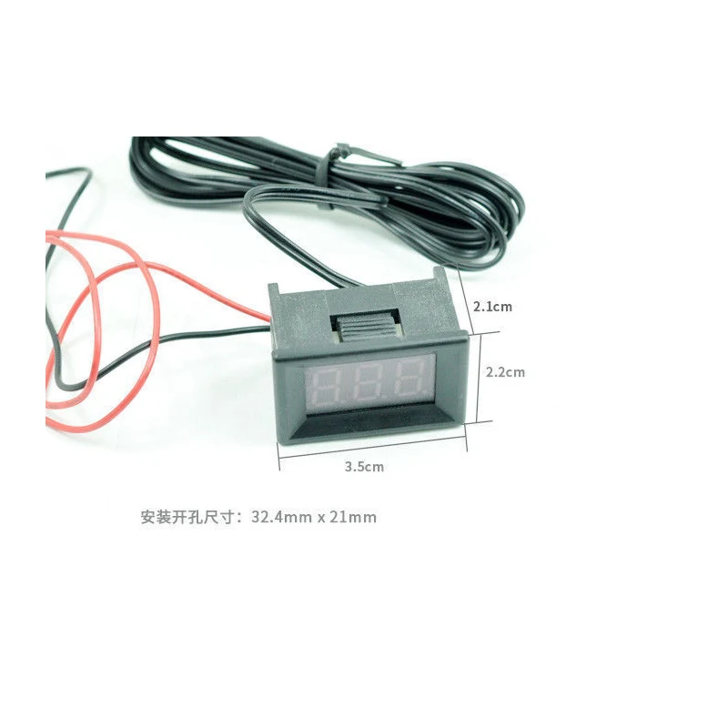 dc 12V 24v LED Digital Temperature Meter -40°C~+ 120°C Thermometer TEMP with 1.5M Sensor probe f/ Car/Water/Air/Indoor/Outdoor