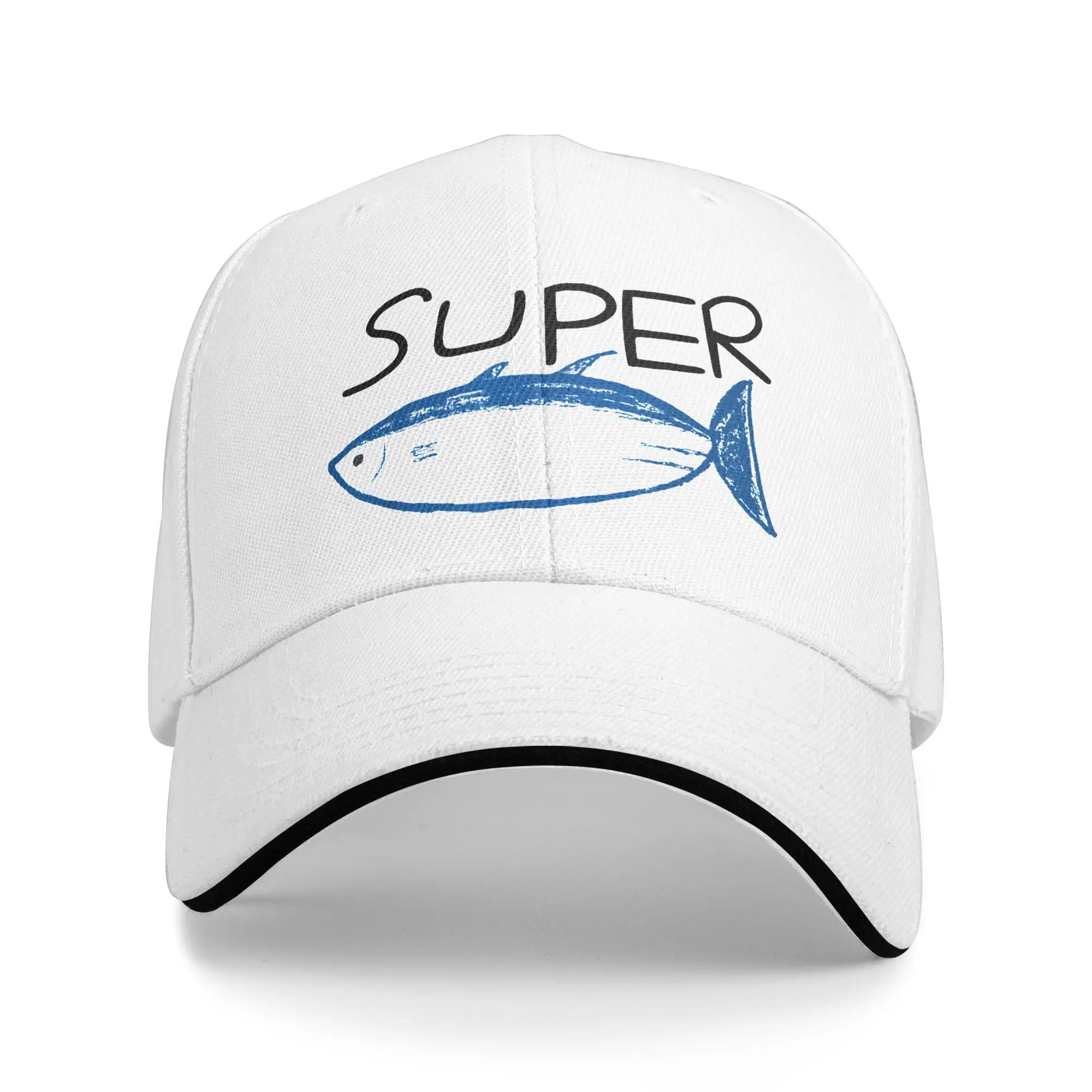 

Korea Super Tuna Fish Baseball Cap Jin Album Unisex-Teens Design Hip Hop Hats Summer Hunting Camping Sun-Proof Baseball Caps