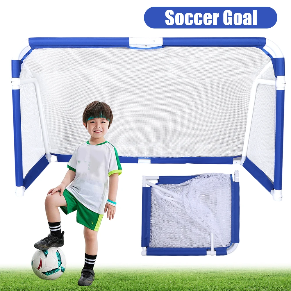 

Football Goal Portable Folding Football Net Foldable for Kids and Youth Outdoor Soccer Ball Training