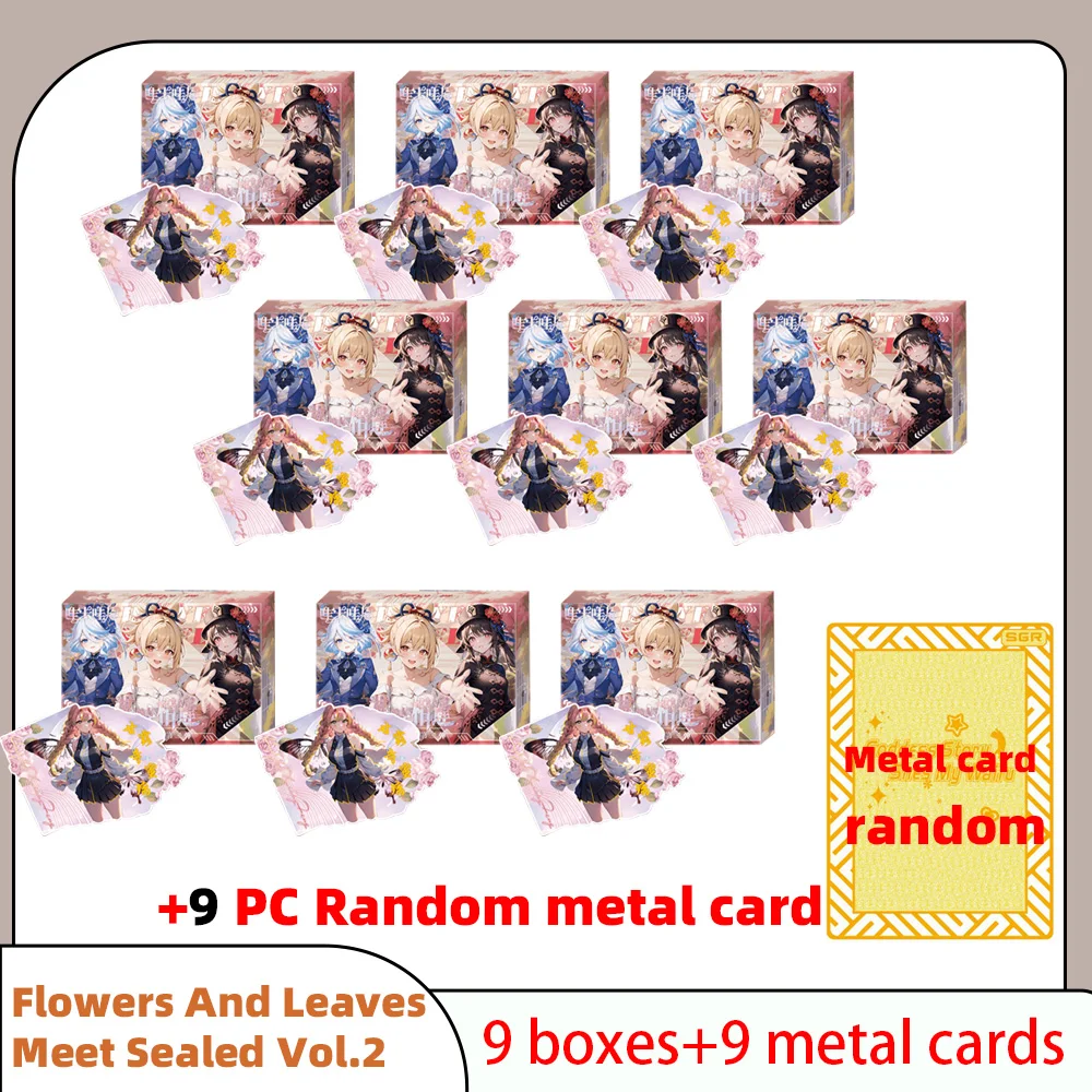 Goddess Story Flowers And Leaves Meet Sealed Vol.2 Collection Card CCG Waifu Box Sexy Card