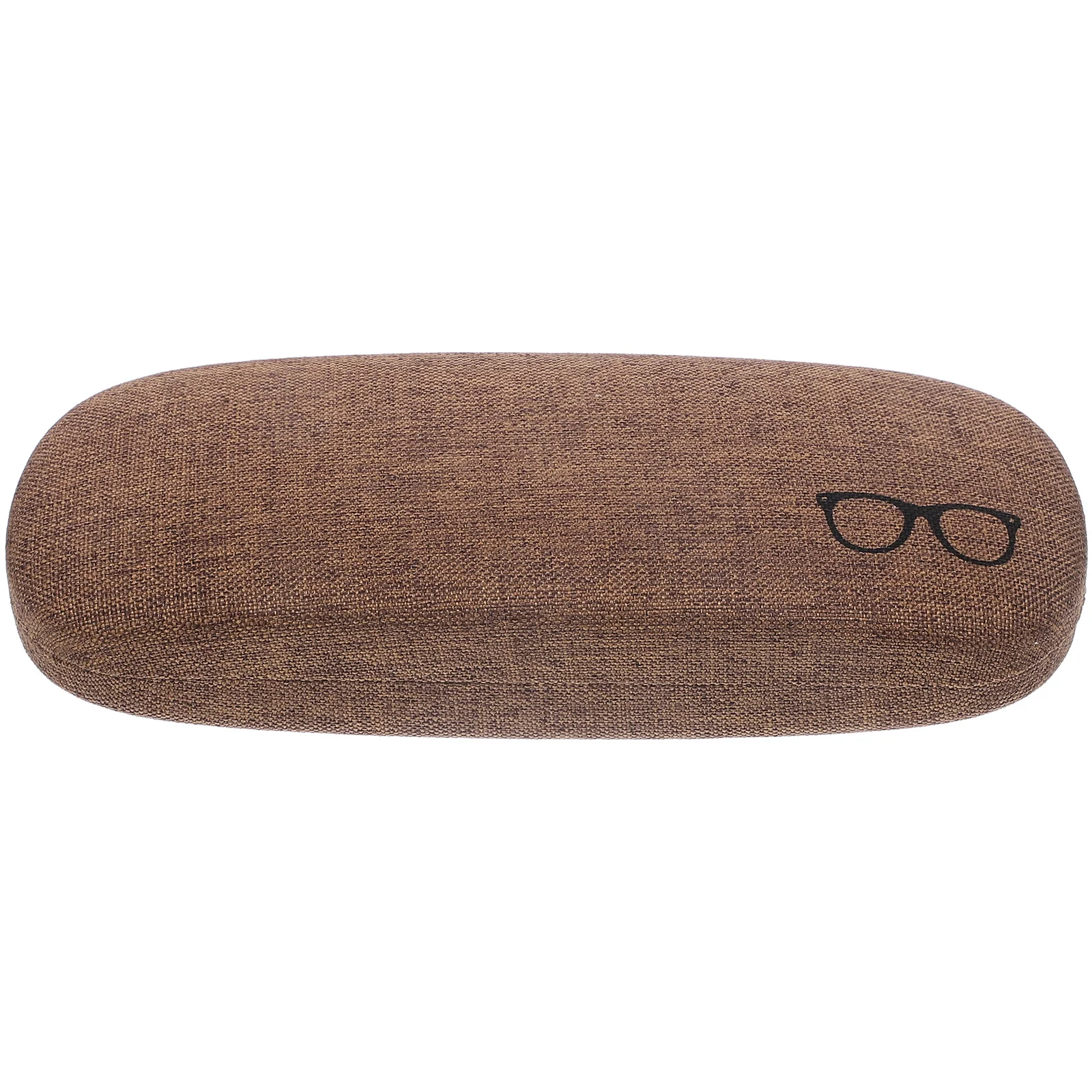 

1pc Eyeglasses Case Linen Glasses Box Retro Vintage Style Portable Sunglasses Protector For Kids Adults Small Lightweight Pink