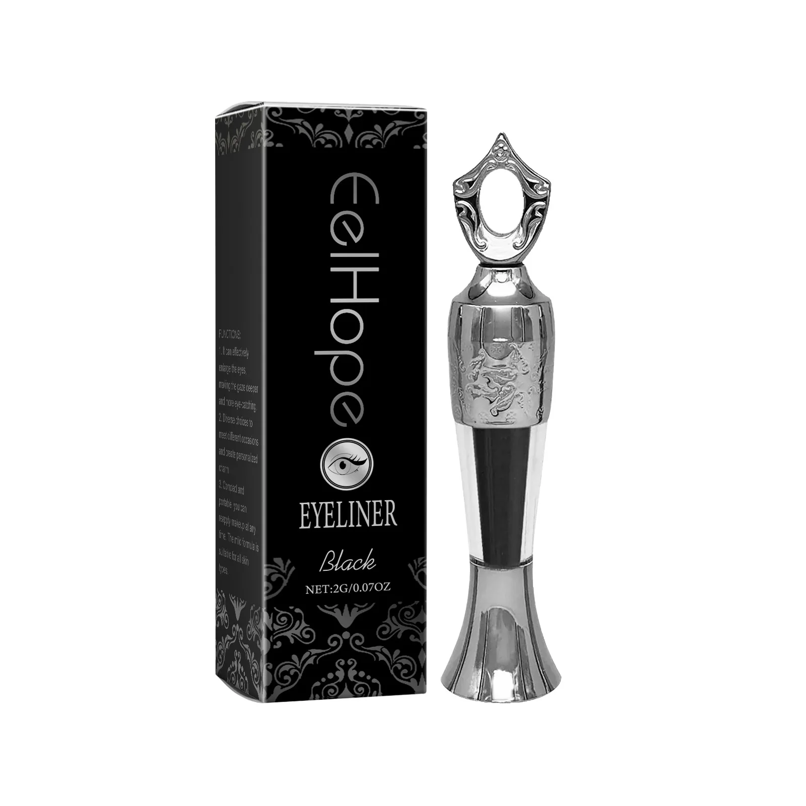 Black Color Liquid Eyeliner Pencil Long-Lasting Natural Smooth Durable Non-Fading Beauty Make-Up Tool Cosmetics Eye Shadow Stick