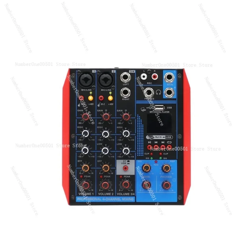 

4/6/8 Digital Mixer 48v Fantasy Power Supply with Bluetooth USB Connection Performance Karaoke Home