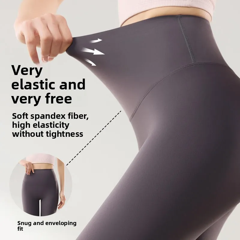 Calças de yoga sem pressão femininas ao ar livre usar cinco quartos esporte equitação orts apertado bunda levantamento arca base calças finas verão